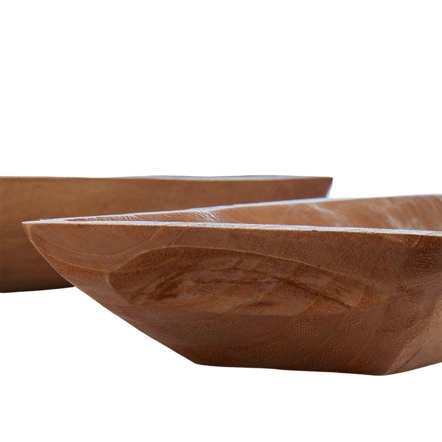 Homewares Amalfi | Amalfi-Wooden Tray Rectangle Collection-Walnut