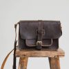 Accessories Hobo and Hatch | Hobo And Hatch-Rising Sun Satchel-Vintage Brown