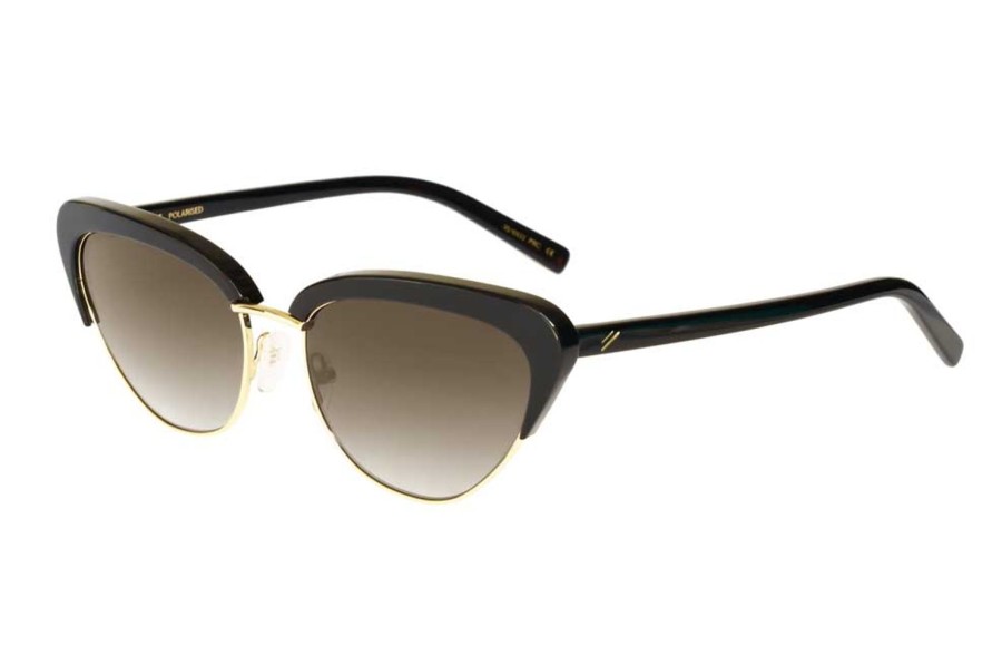 Accessories Bask Eyewear | Bask Peggy-Shiny Black