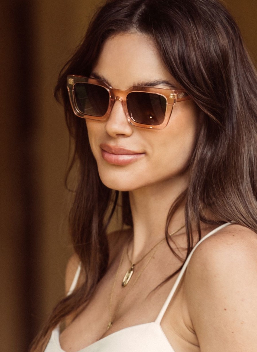 Accessories Bask Eyewear | Bask-Sol-Eco Crystal Rose