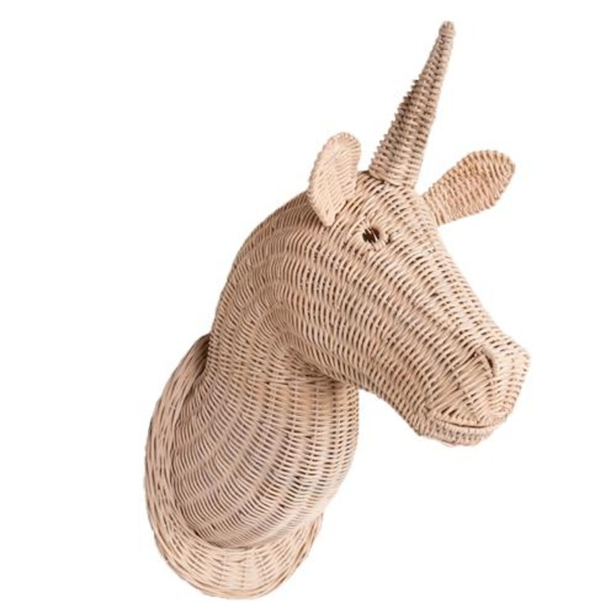 Homewares DWBH | Rattan Animal Head-Unicorn