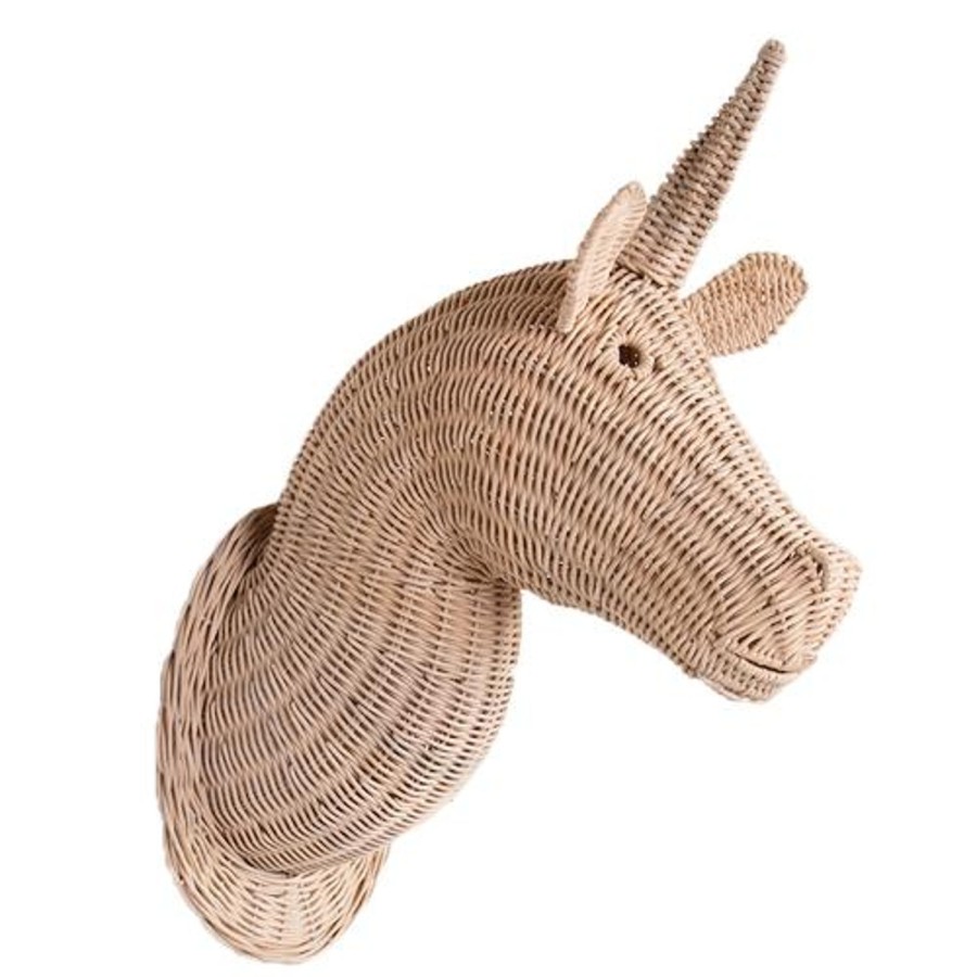 Homewares DWBH | Rattan Animal Head-Unicorn