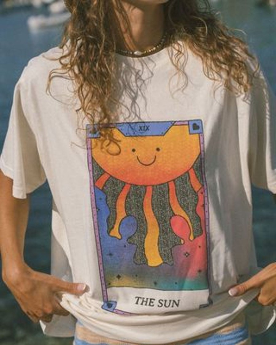 Clothing & Accessories Ciao Ciao Vacation | Ciao Ciao Vacation-The Sun-Oversized Organic Tee