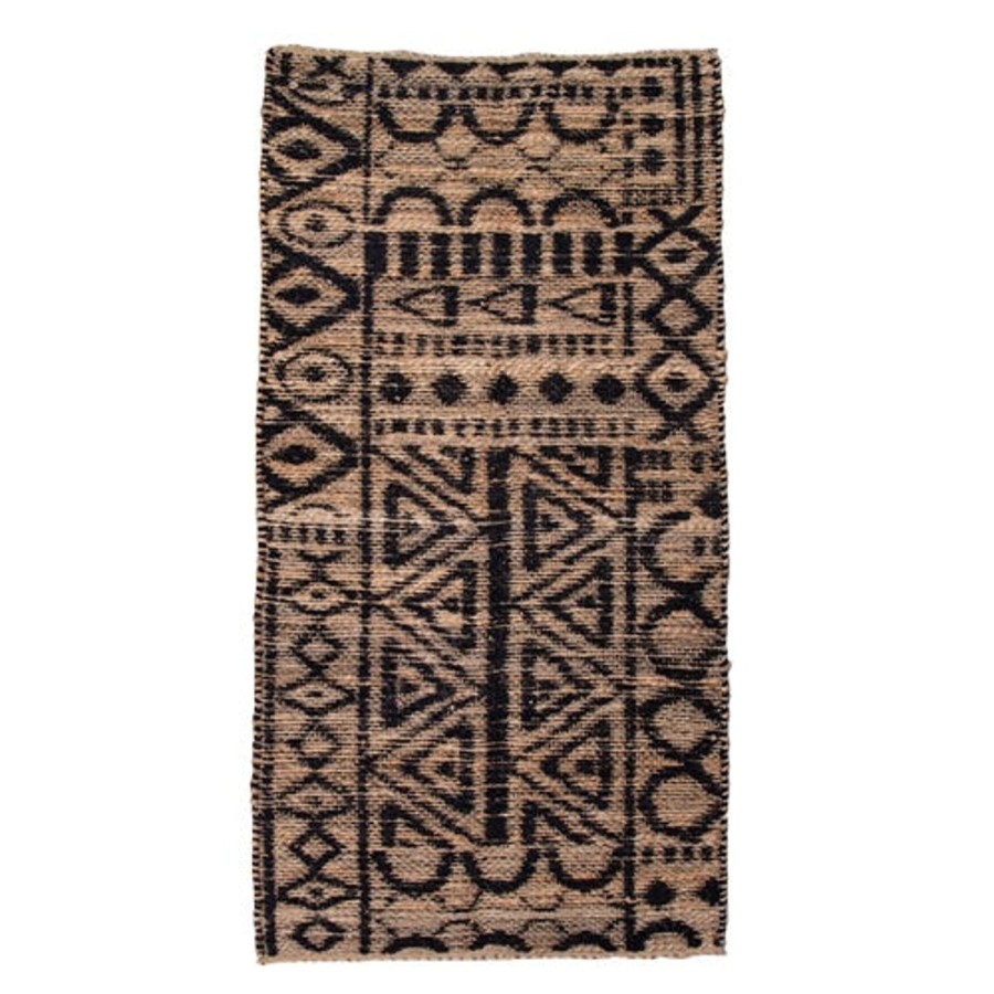 Homewares DWBH | Black Attika Rug-Small