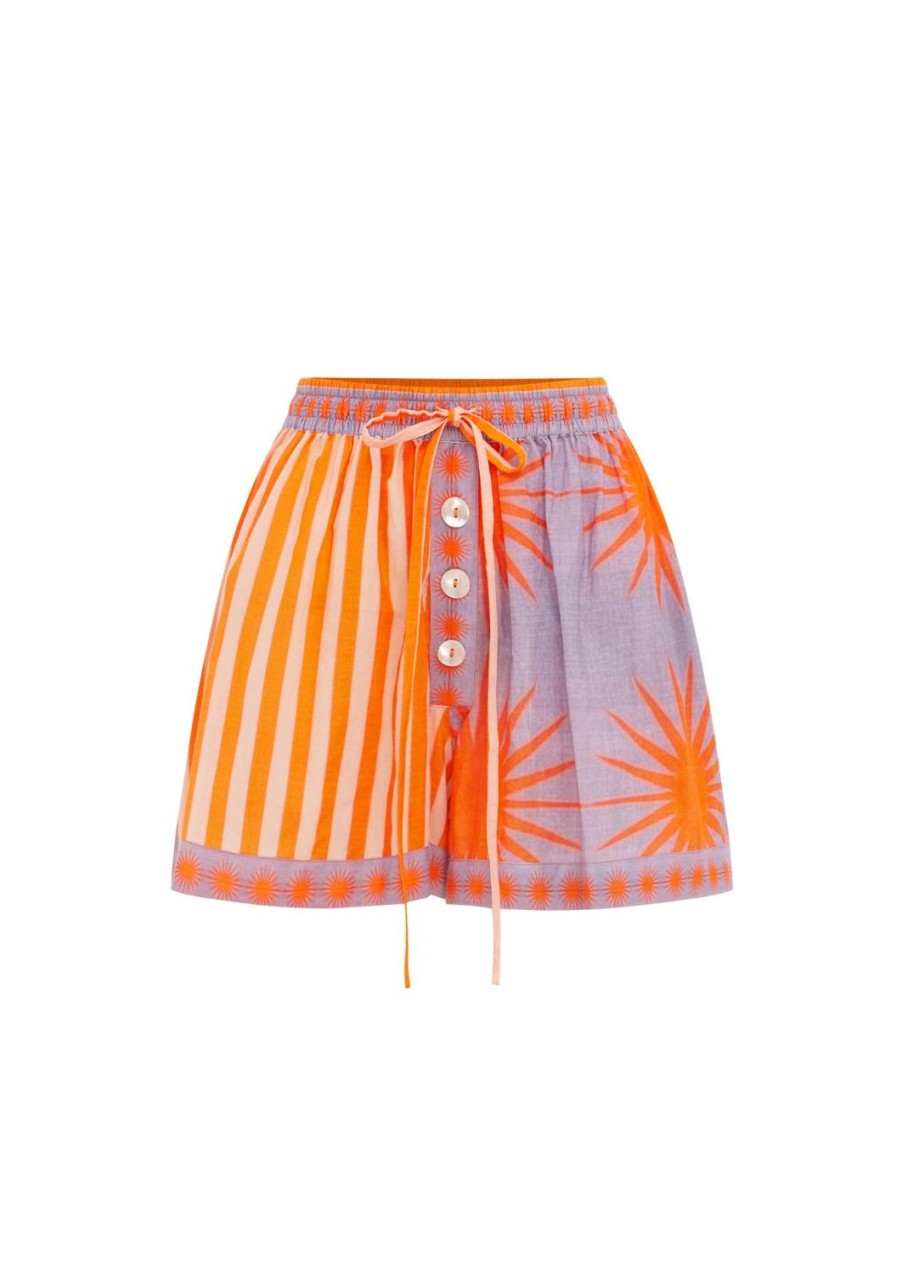 Clothing & Accessories Kinga Csilla | Kinga Csilla-Spliced Hulu Shorts-***Pre-Order***