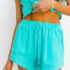 Clothing & Accessories Cabo Gypsy | Cabo-Dreamtime Shorts-Turquoise