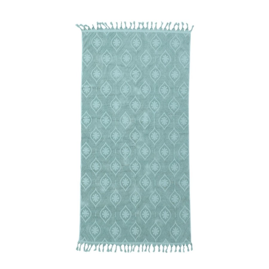 Lifestyle Wandering Folk | Wandering Folk Daisy Beach Towel-Peppermint