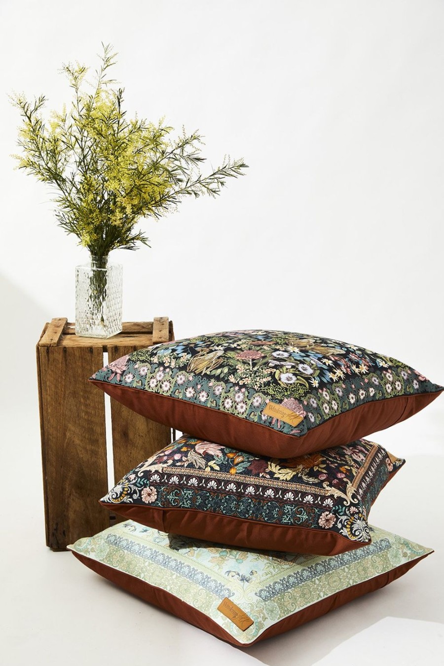 Homewares Wandering Folk | Wandering Folk Cushion Cover-Native Wildflower