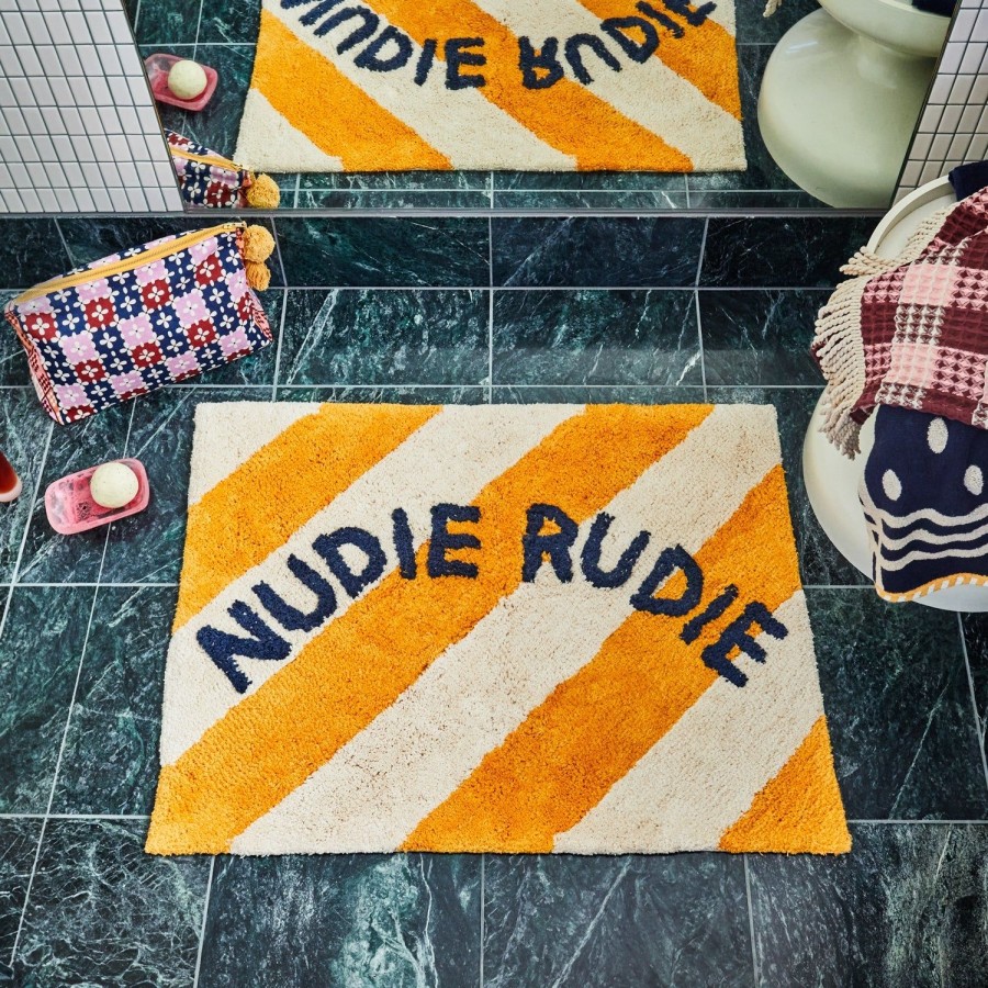 Lifestyle Sage and Clare | Sage X Clare-Nudie Rudie Campania Bath Mat-Marigold