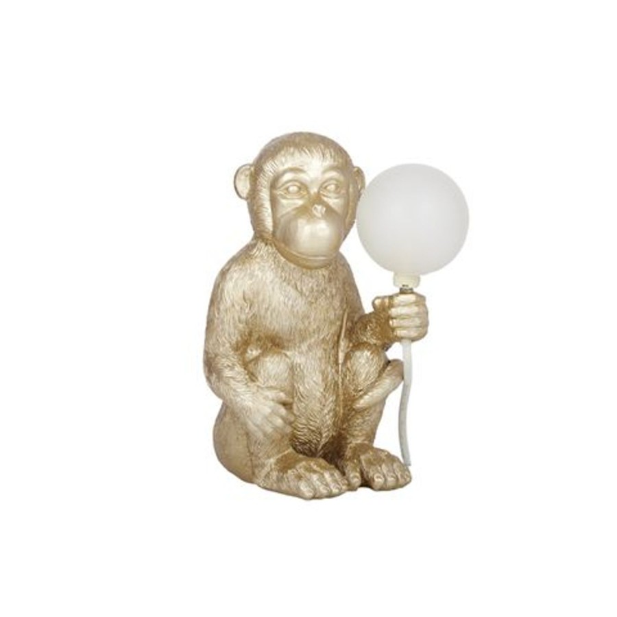 Homewares Coast to Coast Home | Ctc-Gold Mac Monkey Table Lamp