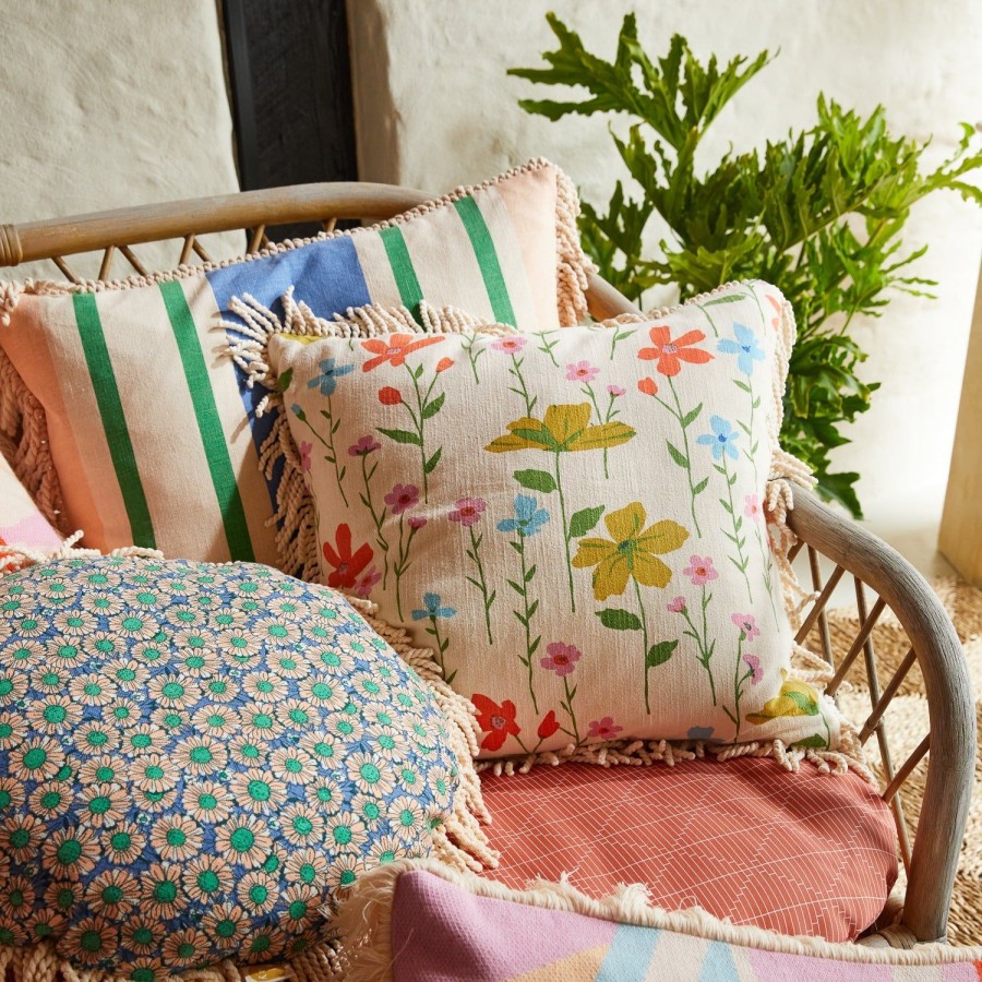 Homewares Sage and Clare | Sage X Clare-Cali Fringe Cushion