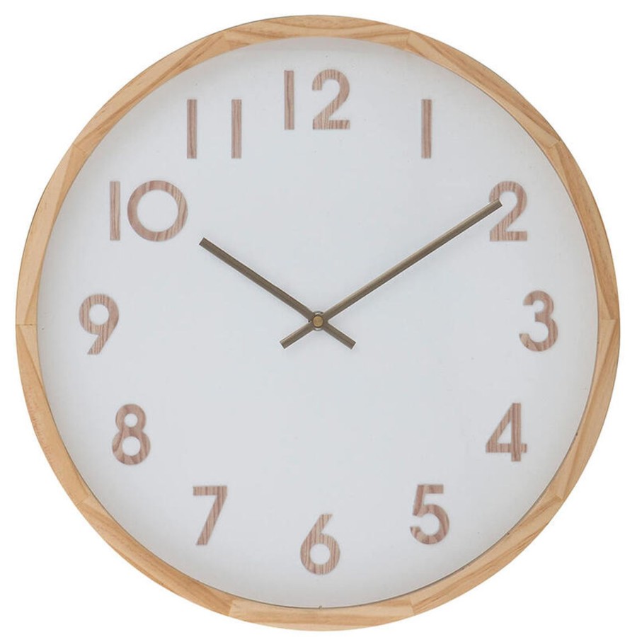 Homewares Amalfi | Leonard Wall Clock-Natural