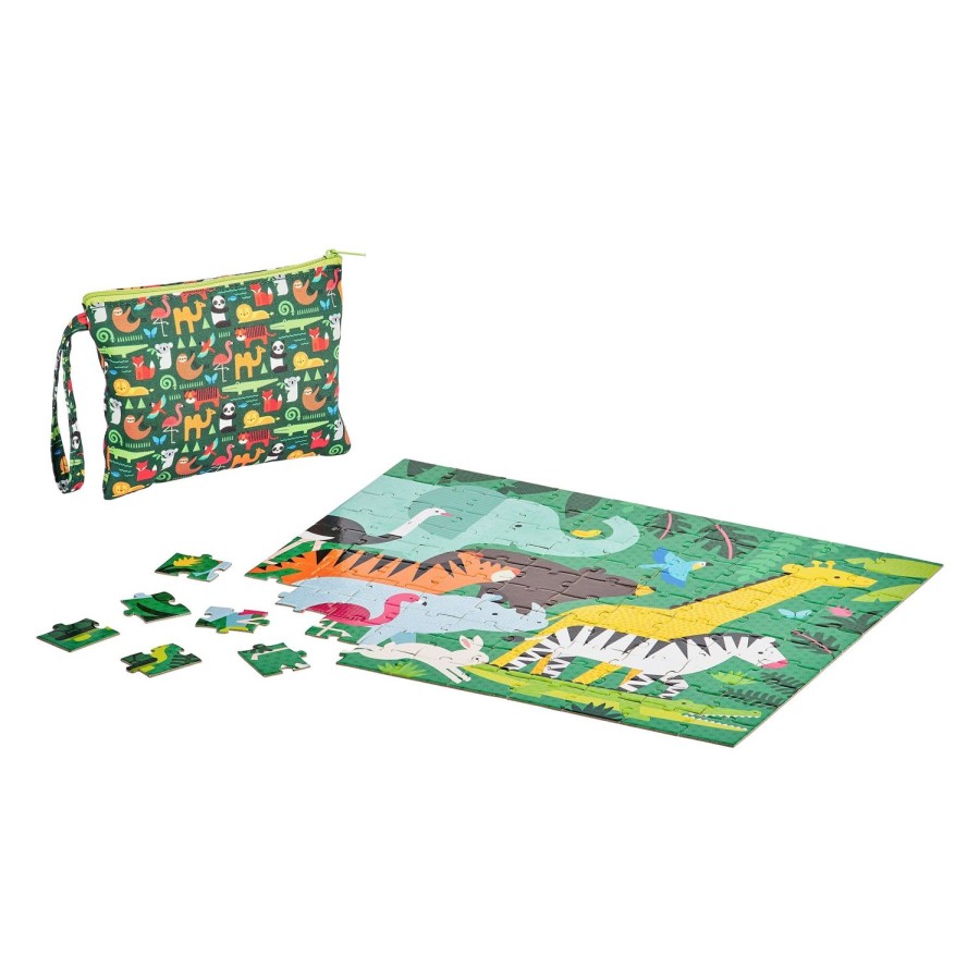 Kids Amalfi | On The Go Puzzle-2 Sided-Animal Menagerie