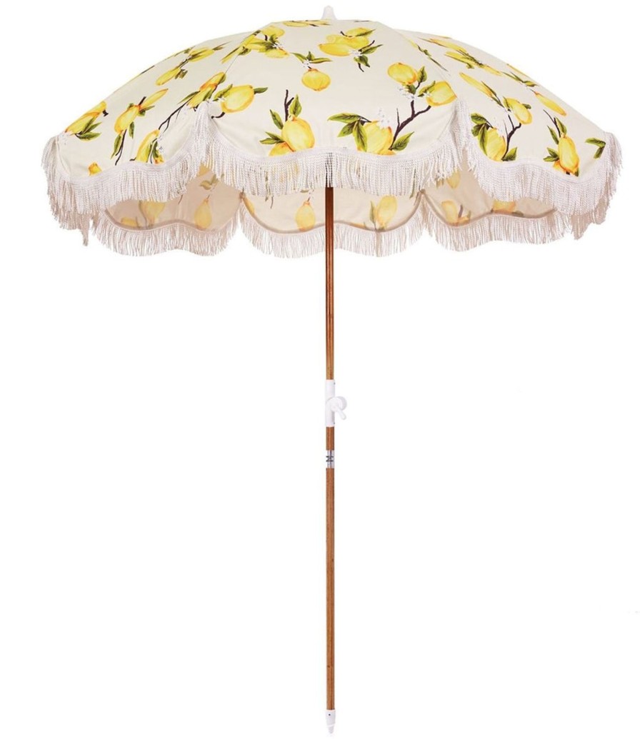 Lifestyle Business & Pleasure Co | Holiday Beach Umbrella-Vintage Lemons