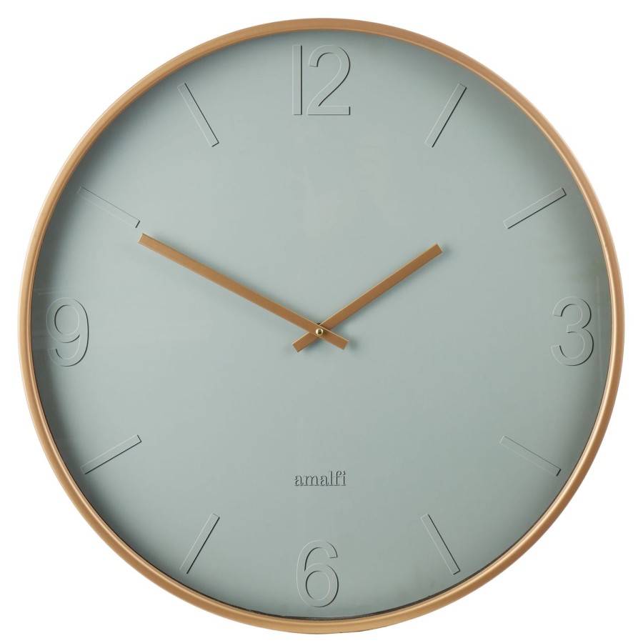 Homewares Amalfi | Amalfi-Wall Clock Green-60X6X60Cm