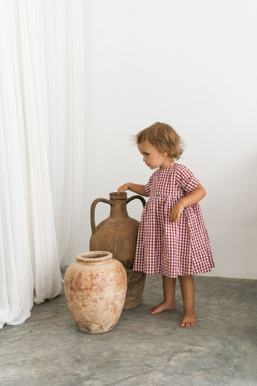 Kids Illoura The Label | Illoura The Label-Koa Dress-Gingham